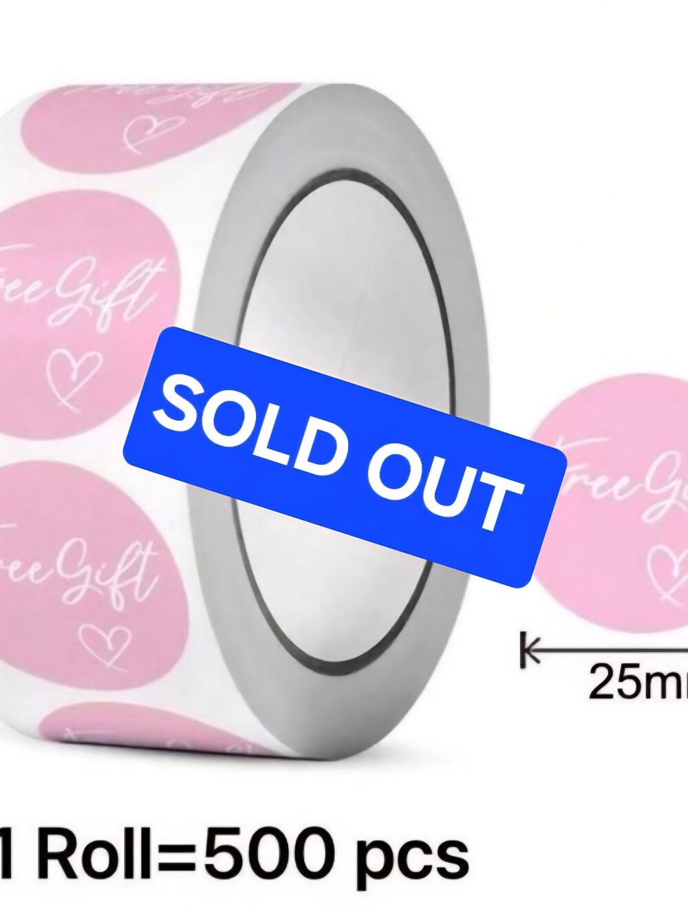 500 'Free Gift' Sticker Roll-Buyer's Choice - Picture 4 of 4